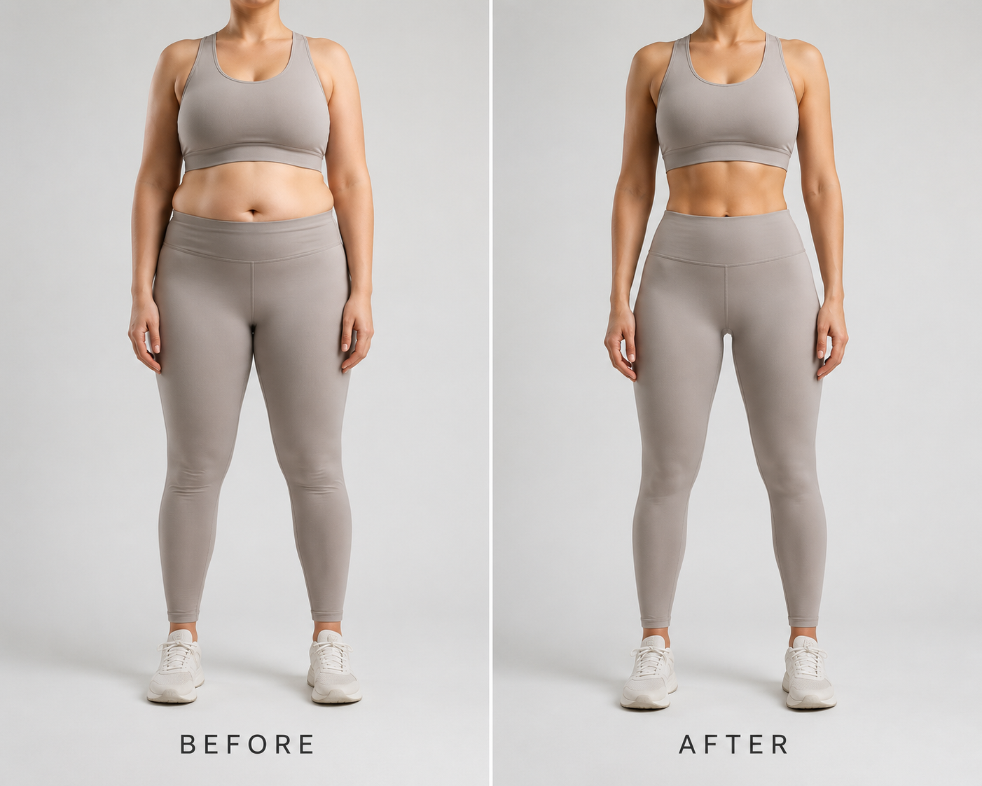 Real transformation before and after using The Smoothie Diet